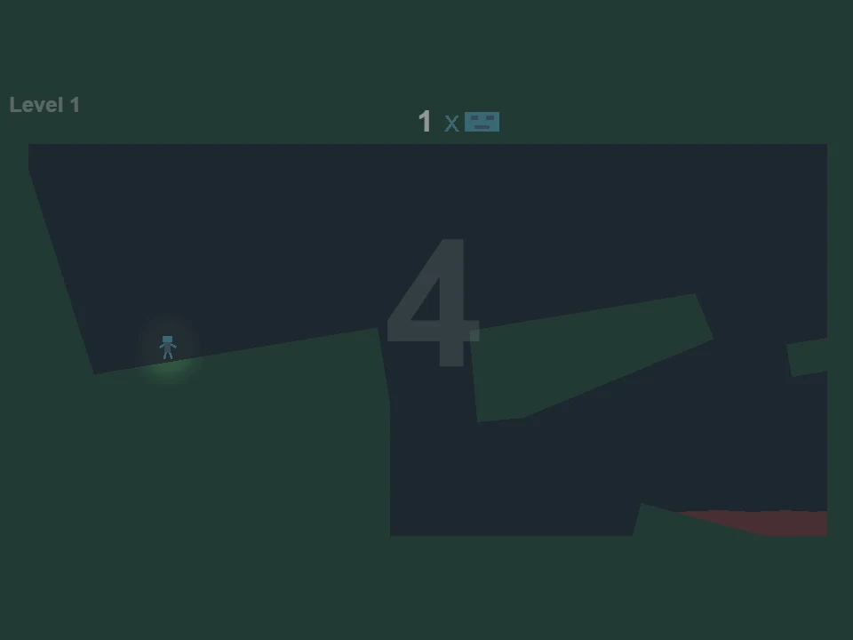 One-robot target and four launches above the opening slope and red pool